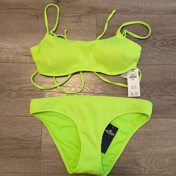 Hollister | Swim | Neon Green Hollister 